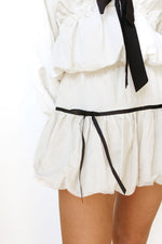 polly bow tie bubble skirt