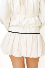 polly bow tie bubble skirt