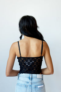 mode, ethereal lace tank