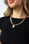 mode, pearl chain necklace