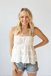 mode, evelyn ribbon top