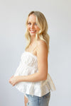 mode, evelyn ribbon top
