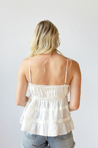 mode, evelyn ribbon top