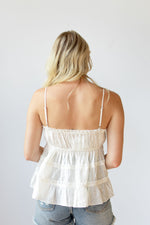 mode, evelyn ribbon top