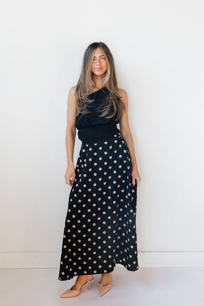 ellery polka dot maxi skirt
