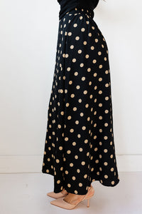 ellery polka dot maxi skirt