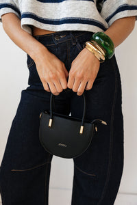 napa half moon satchel
