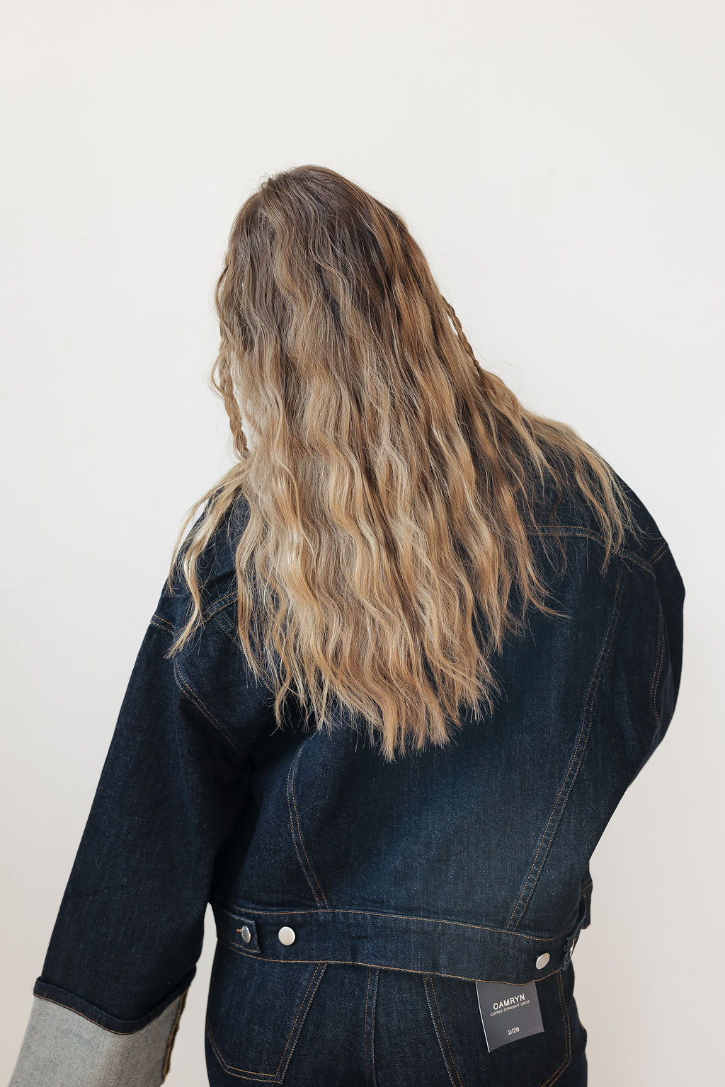 verona cuffed denim jacket
