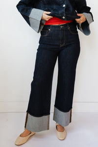 verona cuffed cropped jeans