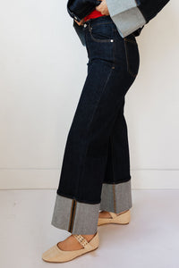verona cuffed cropped jeans