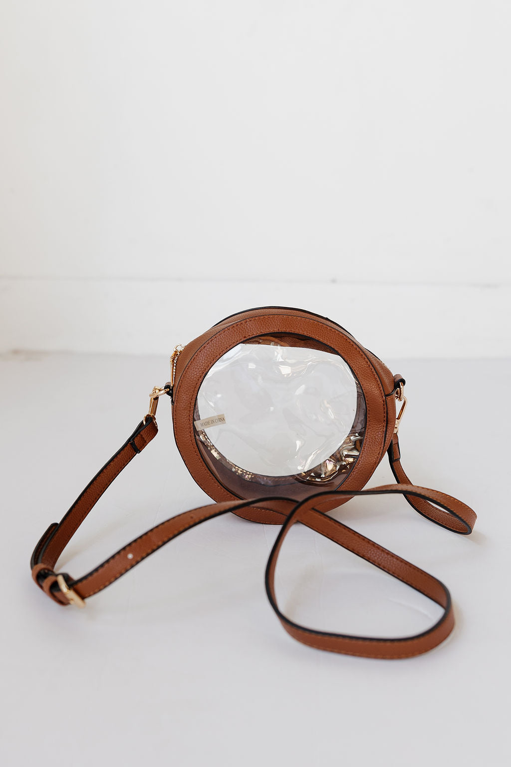 lilibet round clear crossbody