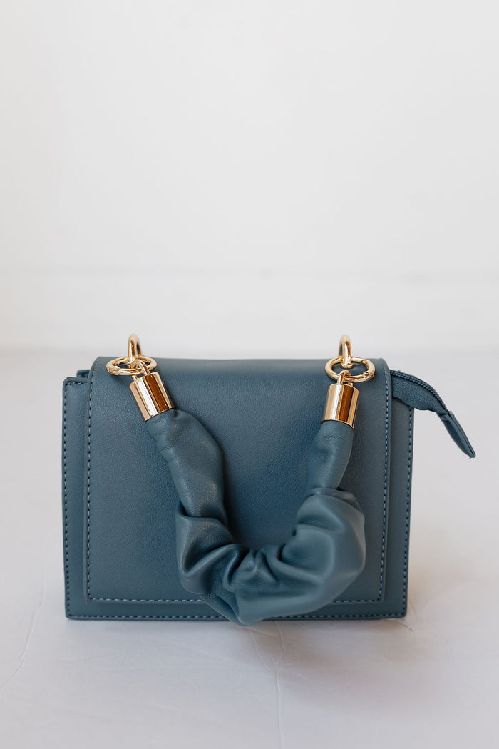 layne ruched handle satchel