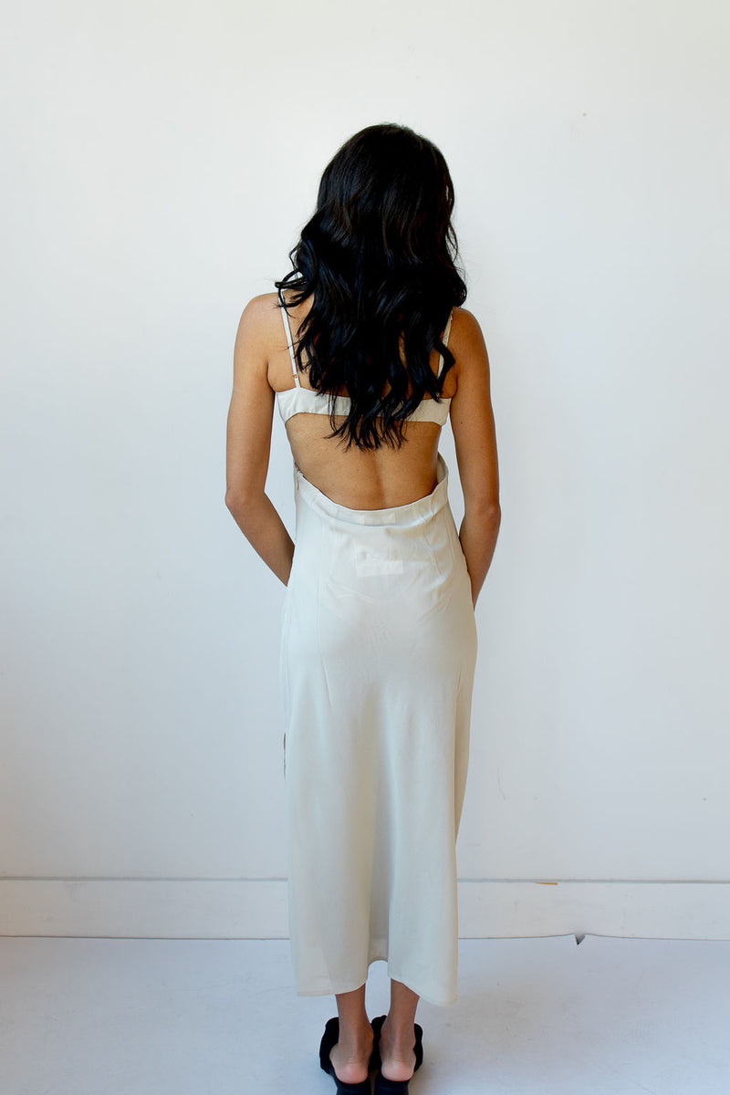 mode, celeste cut-out midi dress