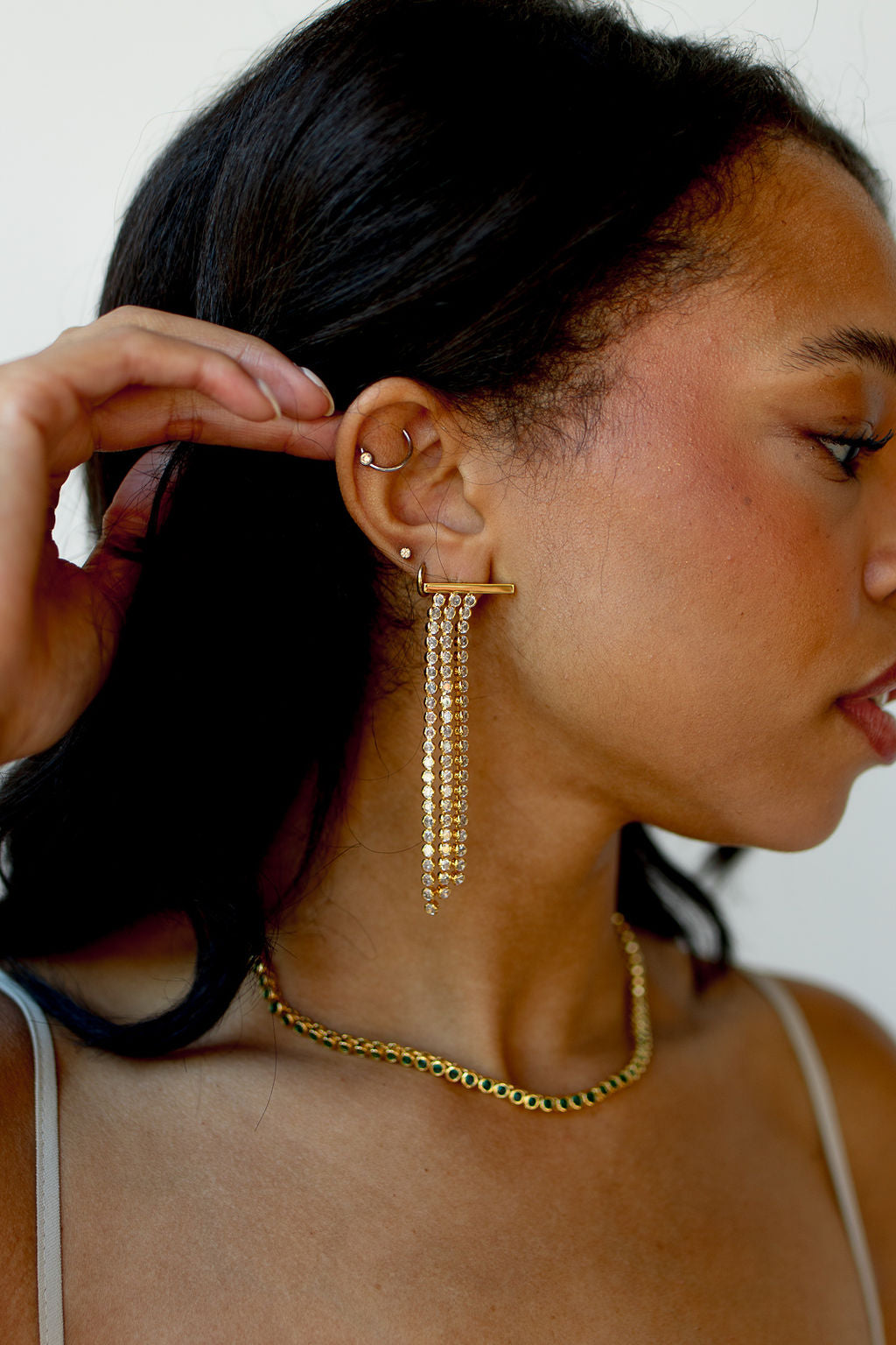 mode, brooke dangle earrings