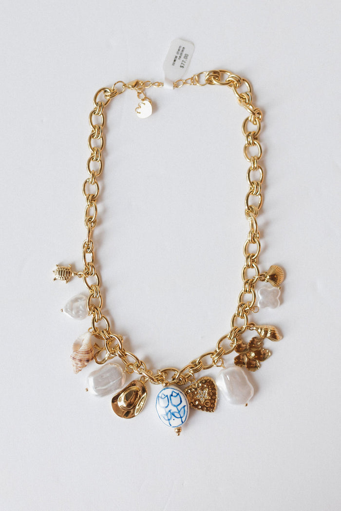 coastal charm necklace