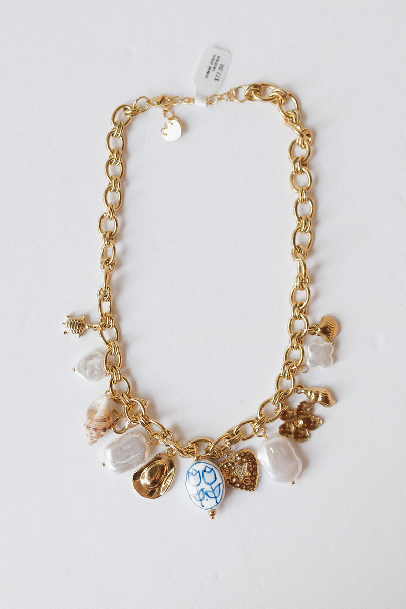 coastal charm necklace