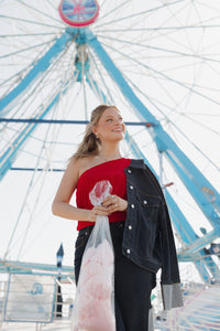 verona cuffed denim jacket