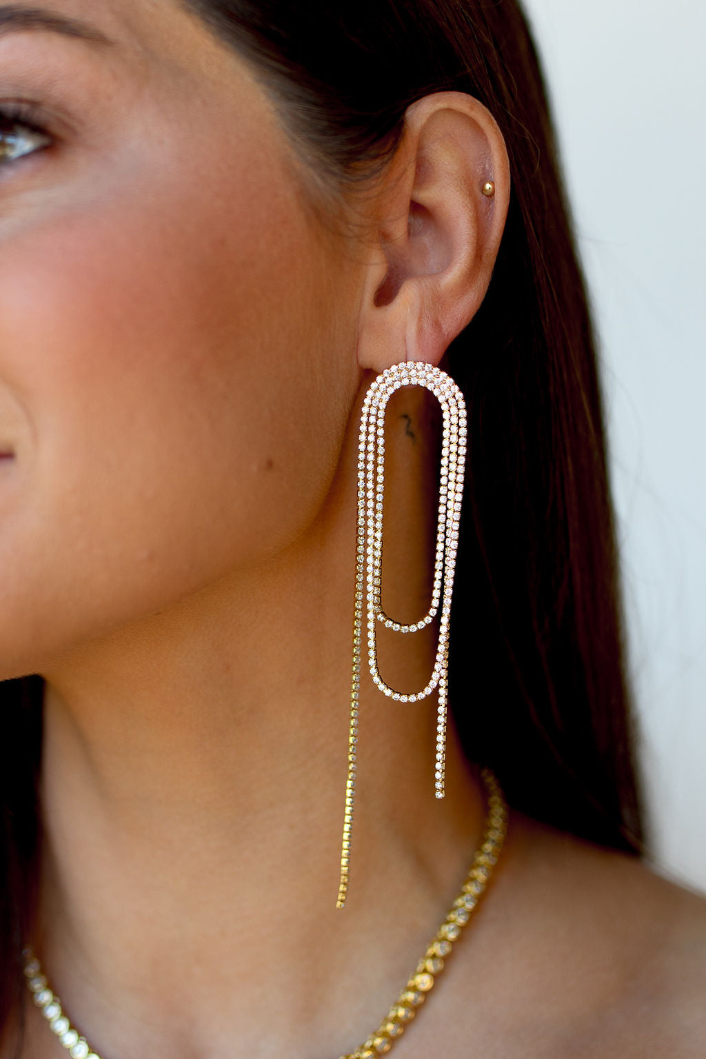 mode, natasha cz earrings