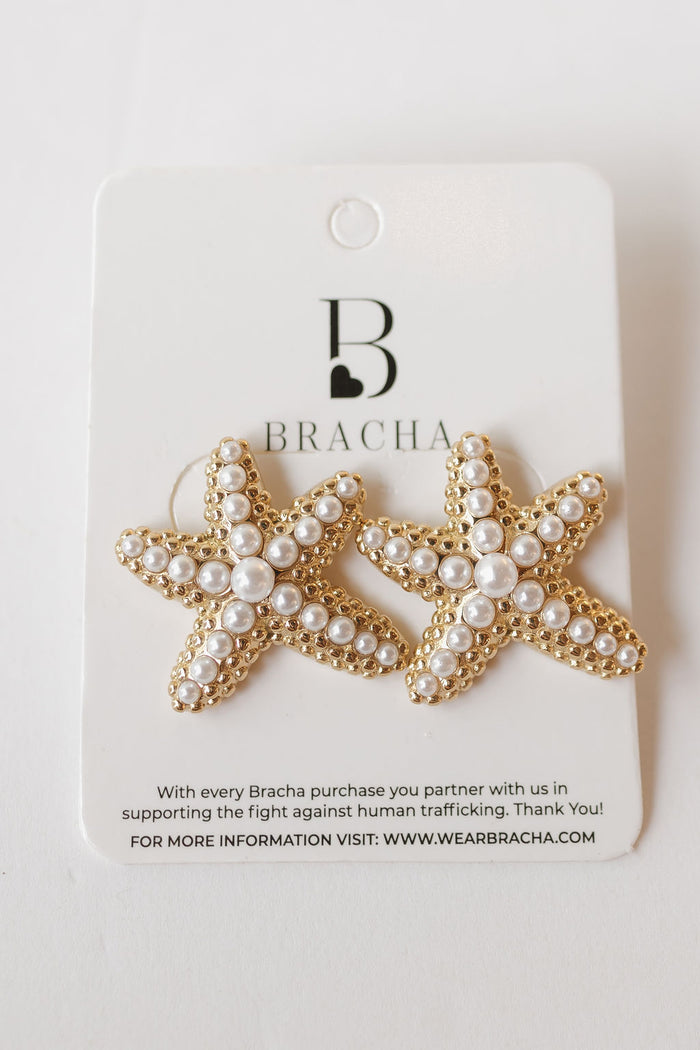 starfish earrings