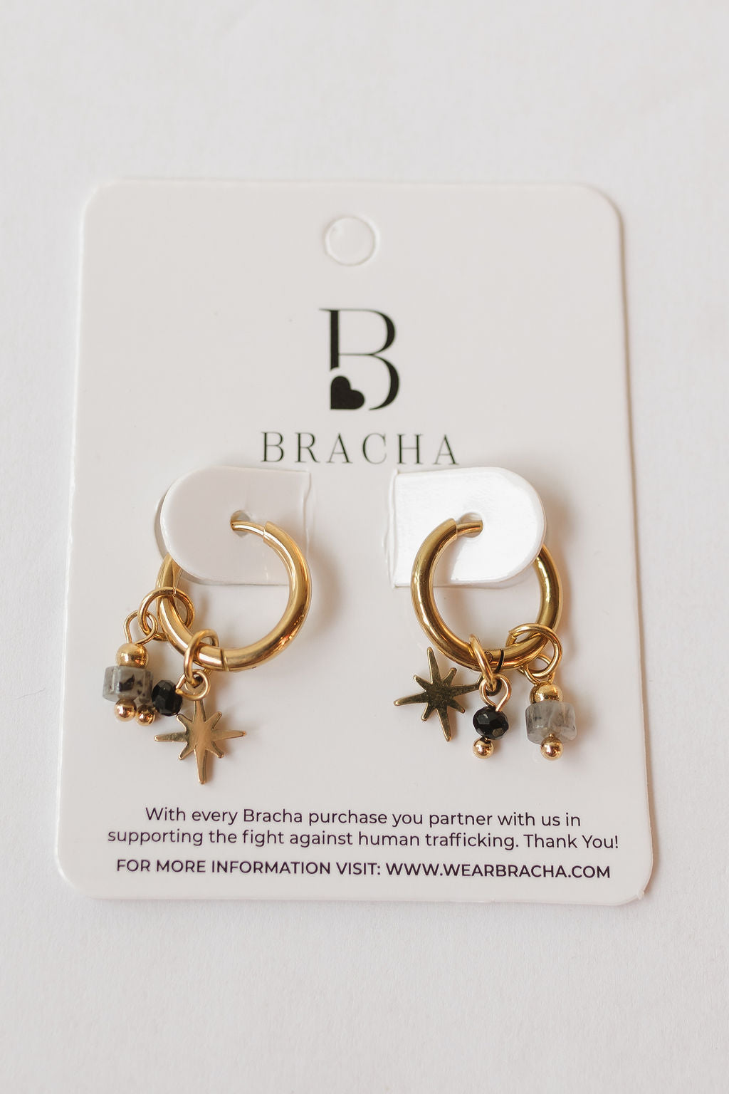 onyx earring