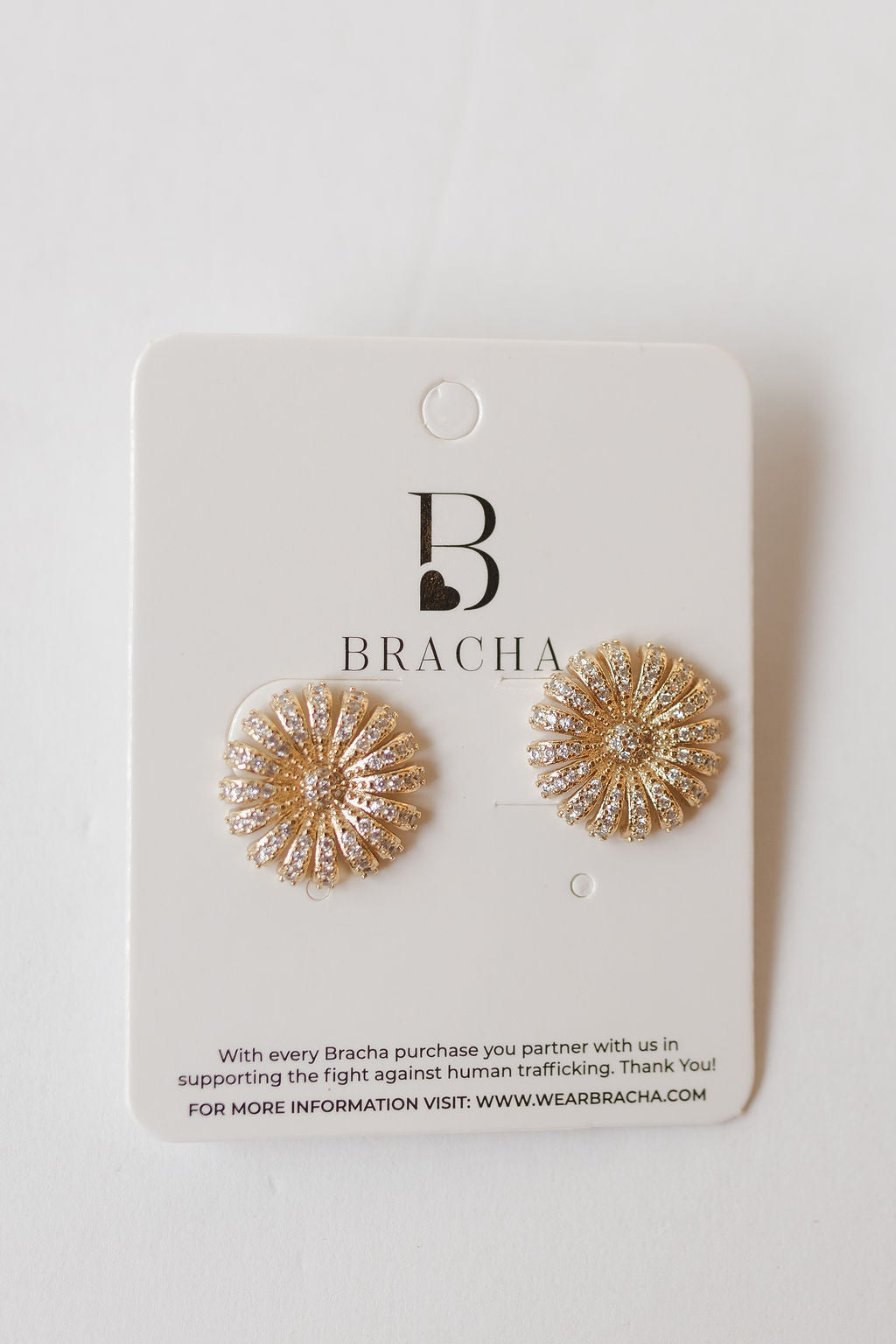 daisy stud earrings