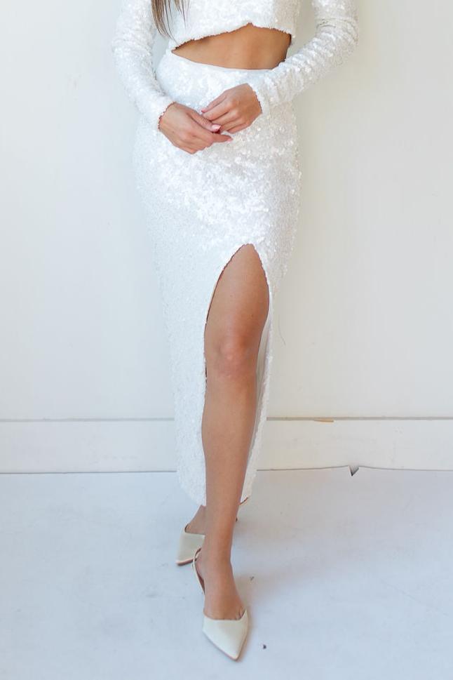 mode, dollie sequin skirt