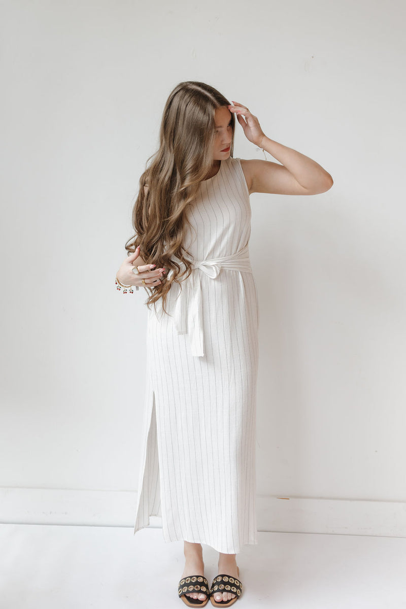 hunter striped dress