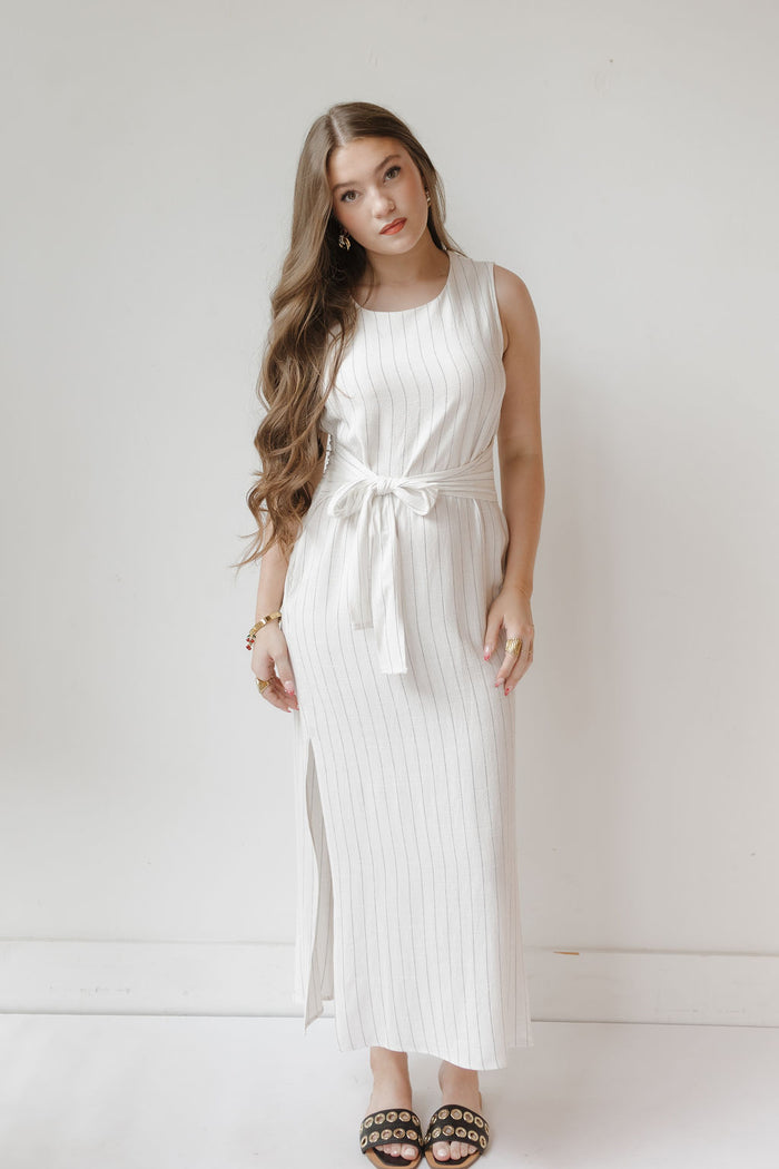 hunter striped dress