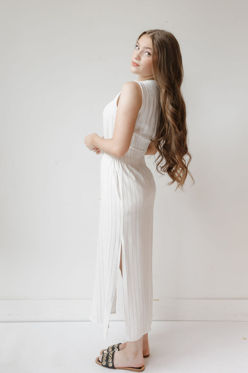 hunter striped dress