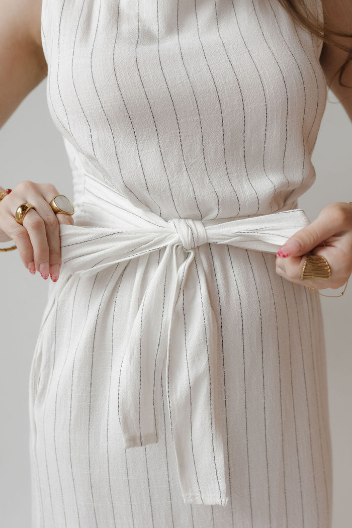 hunter striped dress