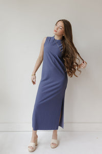 cider mock neck midi dress