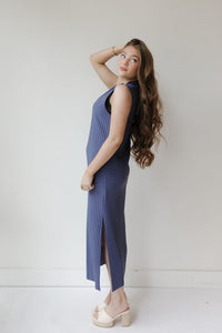 cider mock neck midi dress
