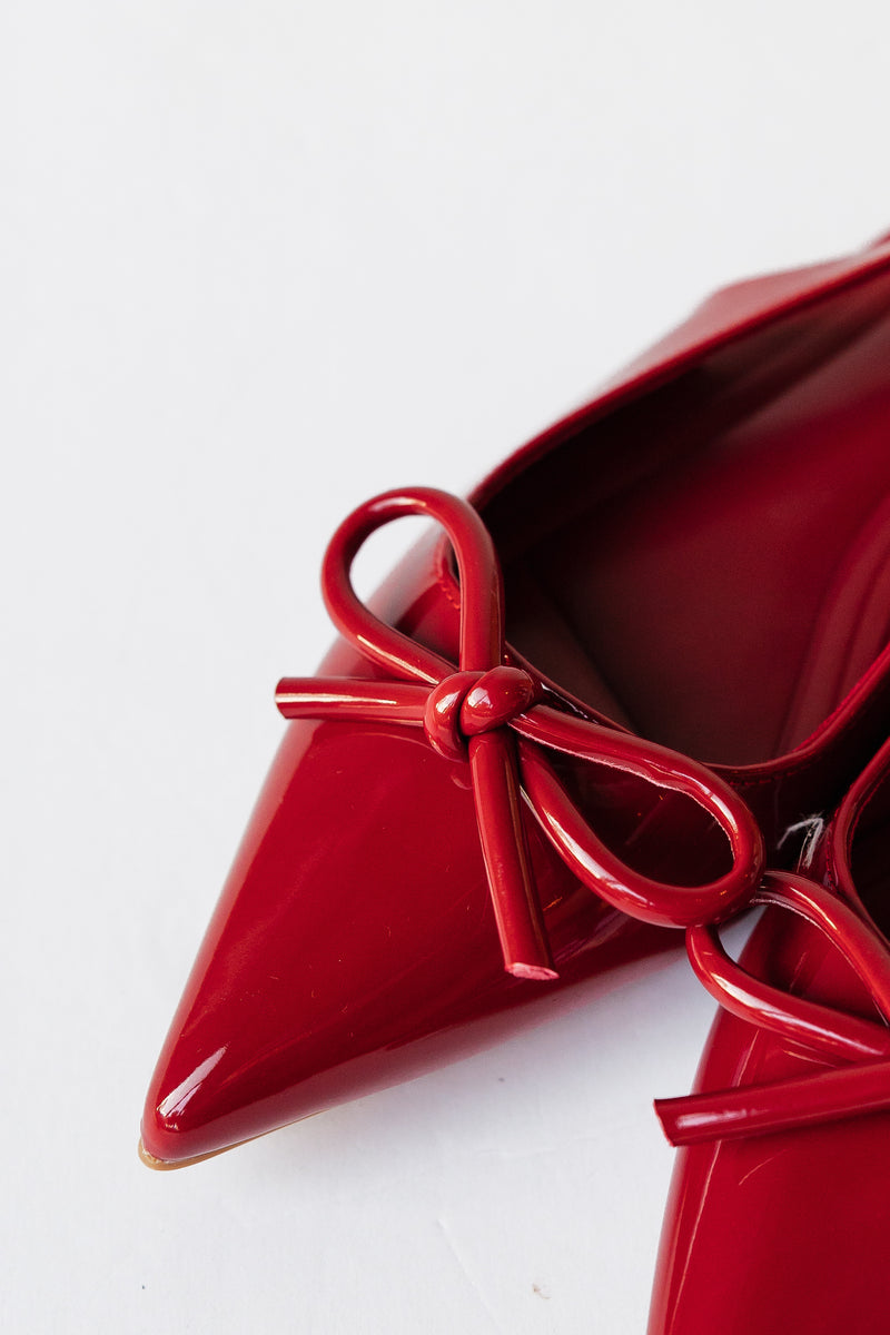 ruthie pointed-toe slingback flats
