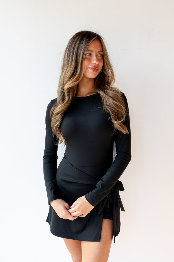 emma long sleeve athletic dress