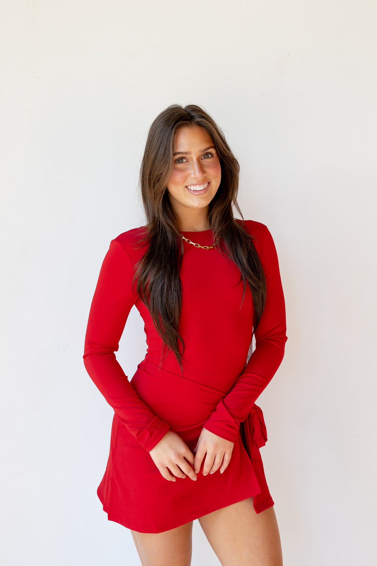 emma long sleeve athletic dress