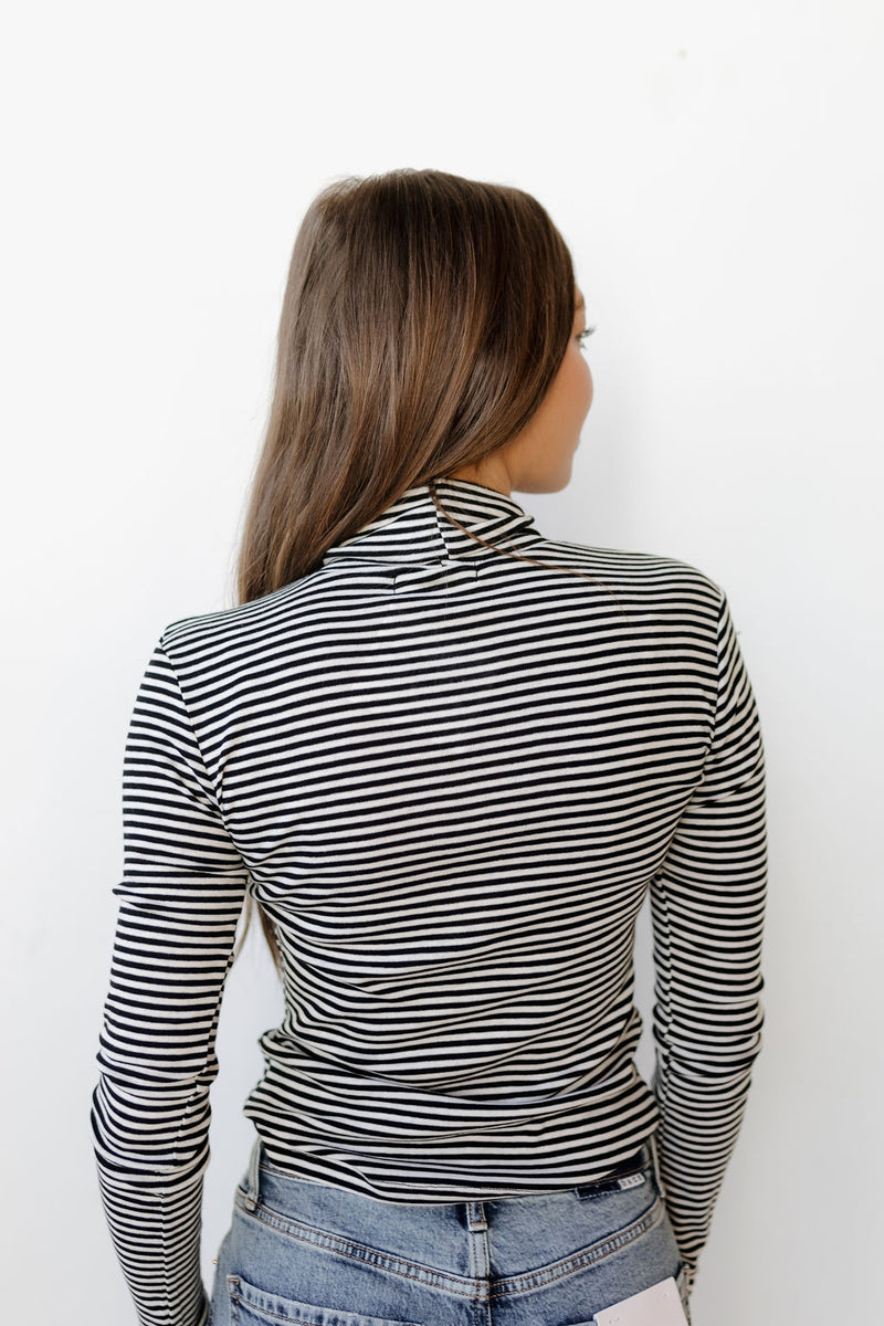 carrington striped turtle neck