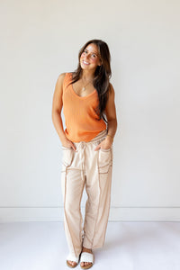 caytin scalloped tank top