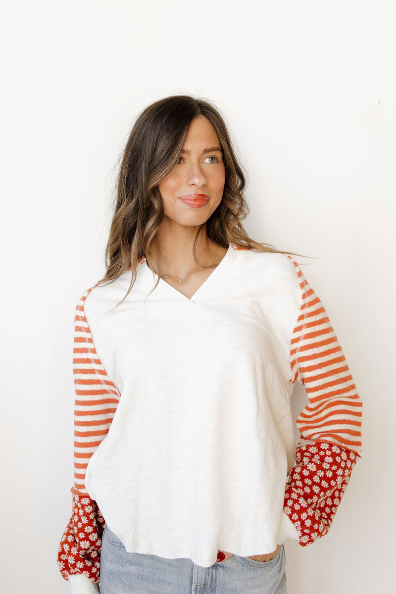 shepard patterned long sleeve