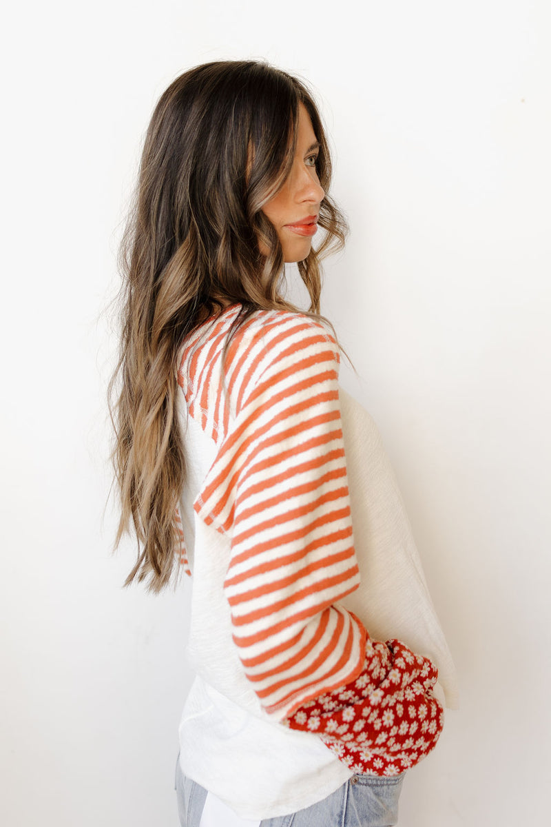 shepard patterned long sleeve