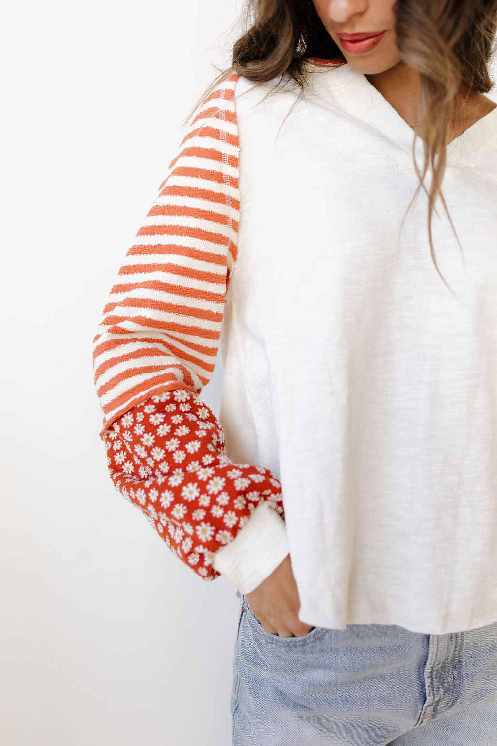 shepard patterned long sleeve