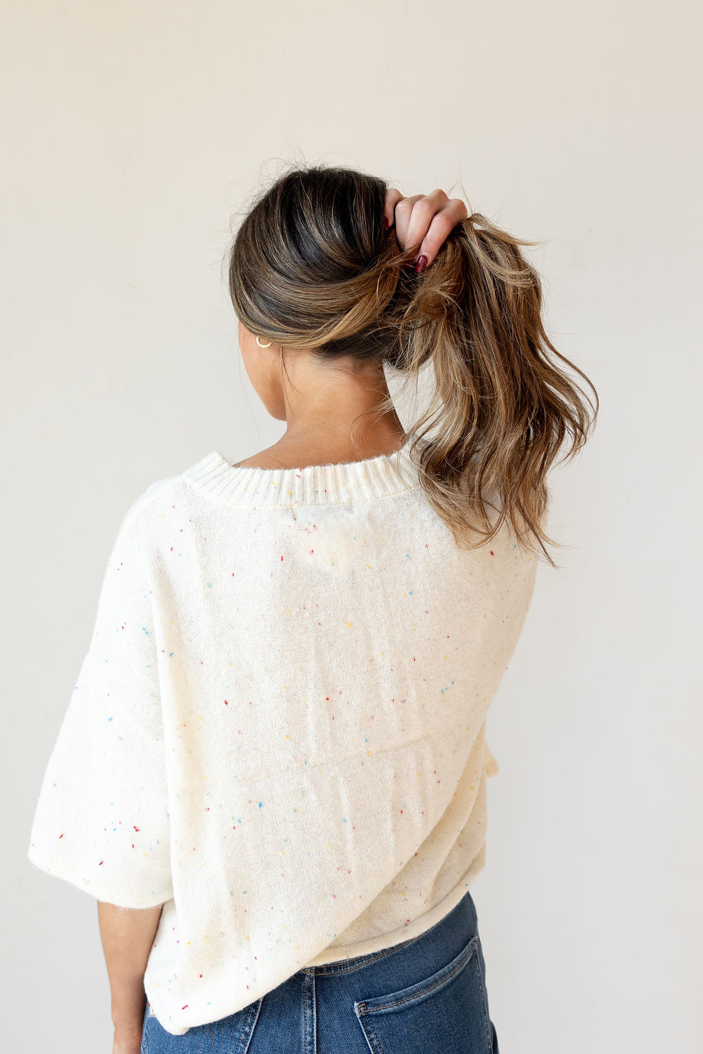 alison 3/4 sleeve cardigan