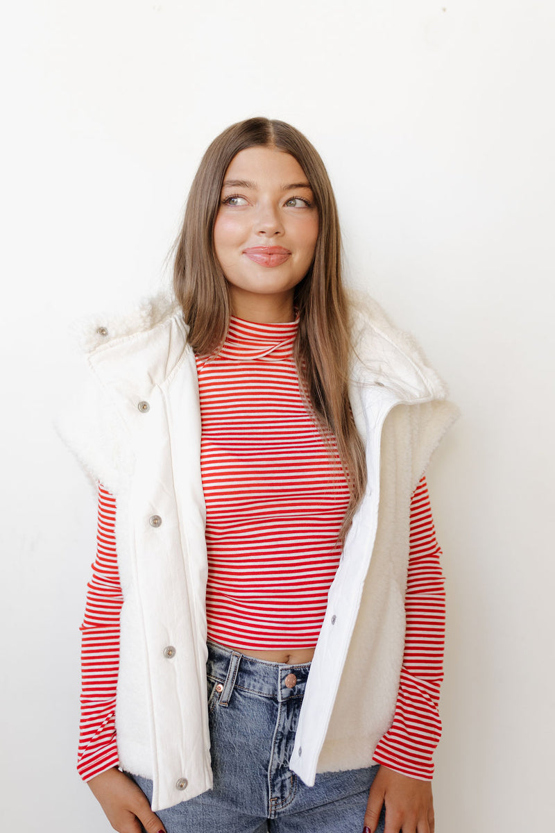 carrington striped turtle neck