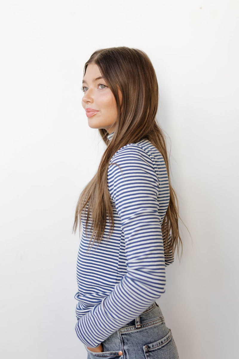 carrington striped turtle neck