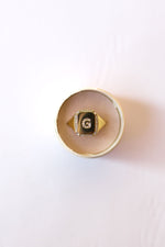 mode, clara signet ring