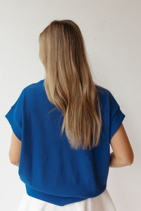 danielle ribbed quarter zip