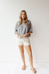 lovely days 3/4 sleeve cardigan