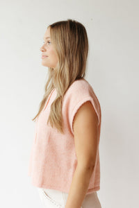 pete sleeveless cardigan