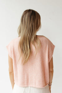 pete sleeveless cardigan