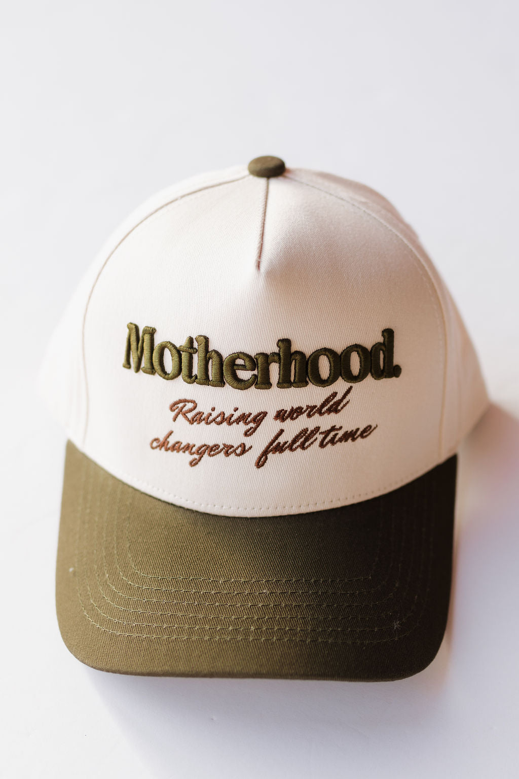 motherhood: raising world changers hat