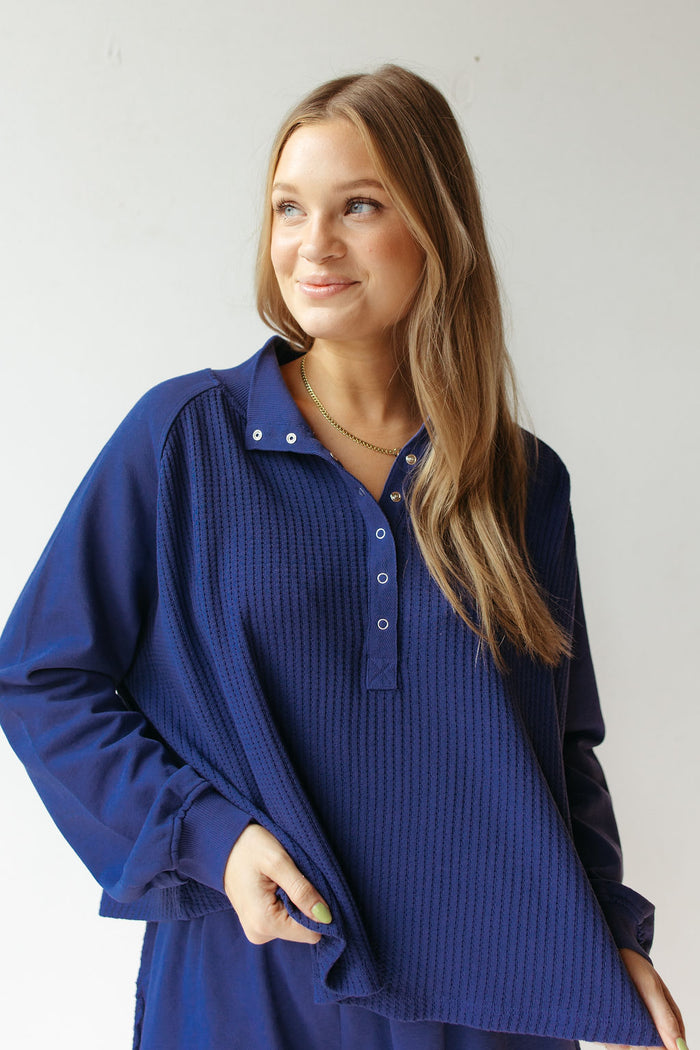 ollie waffle knit long sleeve